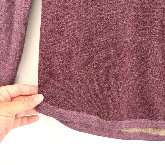 Smartwool Long Sleeve Colorblock Sweater in Argyle Purple Shadow Pine Tan Sz Med - Picture 4 of 10